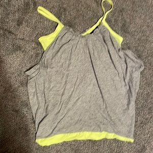 Marc by Marc jacobs tank top gray and yellow - size small